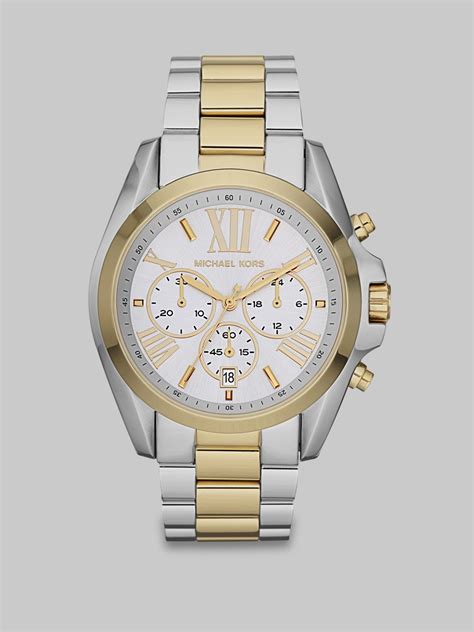 michael kors mk 5679 christ|two tone mk watch.